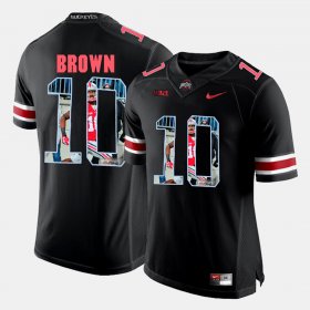 #10 CaCorey Brown Pictorial Fashion Ohio State Men's Black Jersey 335796-777