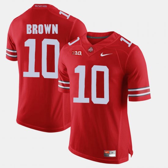 #10 CaCorey Brown Alumni Football Game Ohio State Men Scarlet Jersey 601148-644