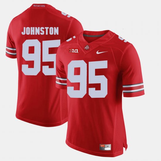 #95 Cameron Johnston Alumni Football Game OSU Buckeyes Men Scarlet Jersey 487769-232