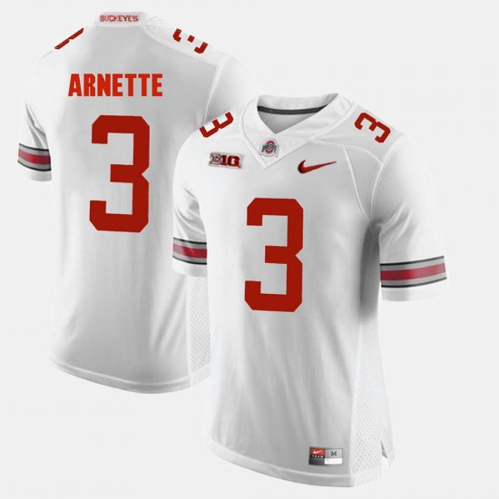 #3 Damon Arnette Alumni Football Game Ohio State Buckeyes Men White Jersey 480399-406