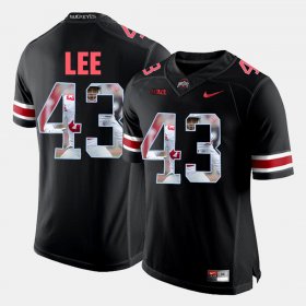 #43 Darron Lee Pictorial Fashion OSU Buckeyes Men's Black Jersey 894025-872