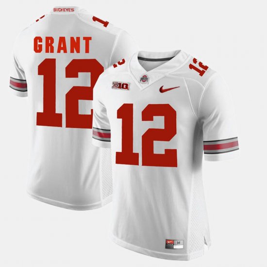 #12 Doran Grant Alumni Football Game OSU Men\'s White Jersey 919145-347