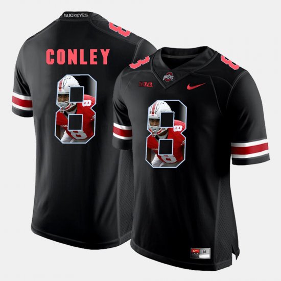 #8 Gareon Conley Pictorial Fashion OSU Mens Black Jersey 835936-121