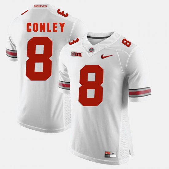 #8 Gareon Conley Alumni Football Game Ohio State Buckeyes Men White Jersey 346092-276