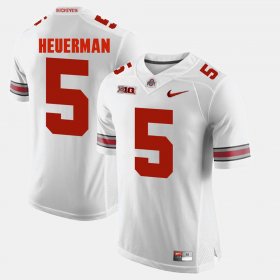 #5 Jeff Heuerman Alumni Football Game Ohio State Men White Jersey 542279-512