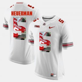 #5 Jeff Heuerman Pictorial Fashion Ohio State Mens White Jersey 657456-222