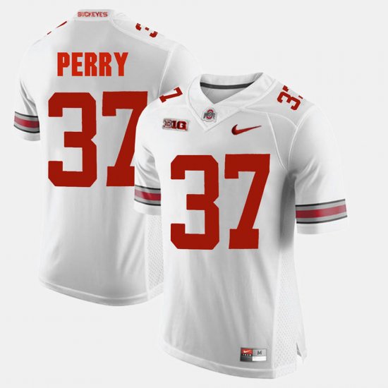 #37 Joshua Perry Alumni Football Game OSU Men\'s White Jersey 981508-679