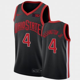#4 Duane Washington Jr. Alternate OSU Throwback 90s Men's Anthracite Jersey 837842-849