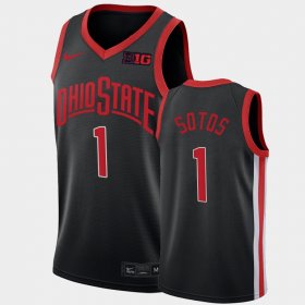 #1 Jimmy Sotos Alternate Ohio State Throwback 90s Mens Anthracite Jersey 788940-602