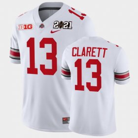 #13 Maurice Clarett 2021 National Championship OSU Buckeyes Playoff Game Men White Jersey 671212-854