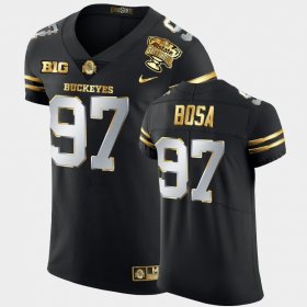 #97 Nick Bosa 2021 Sugar Bowl Ohio State Golden Playoff Men Black Jersey 587734-306 #97 Nick Bosa 2021 Sugar Bowl Ohio State Golden Playoff Men Black Jersey 587734-306