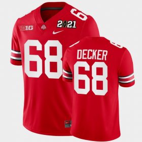 #68 Taylor Decker 2021 National Championship OSU Buckeyes Playoff Game Mens Scarlet Jersey 170193-722 #68 Taylor Decker 2021 National Championship OSU Buckeyes Playoff Game Mens Scarlet Jersey 170193-722