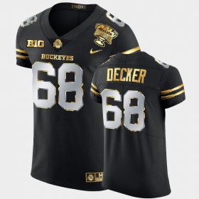 #68 Taylor Decker 2021 Sugar Bowl Ohio State Buckeyes Golden Playoff Men's Black Jersey 666617-187 #68 Taylor Decker 2021 Sugar Bowl Ohio State Buckeyes Golden Playoff Men's Black Jersey 666617-187