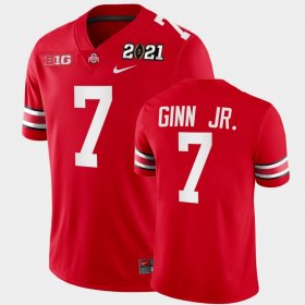 #7 Ted Ginn Jr. 2021 National Championship OSU Playoff Game Men's Scarlet Jersey 841504-392