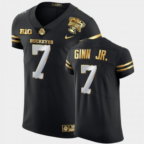 #7 Ted Ginn Jr. 2021 Sugar Bowl Ohio State Golden Playoff Men\'s Black Jersey 294660-269