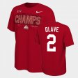 #2 Chris Olave 2021 Sugar Bowl Champions Ohio State College Football Playoff Locker Room Mens Scarlet T-Shirt 871924-196