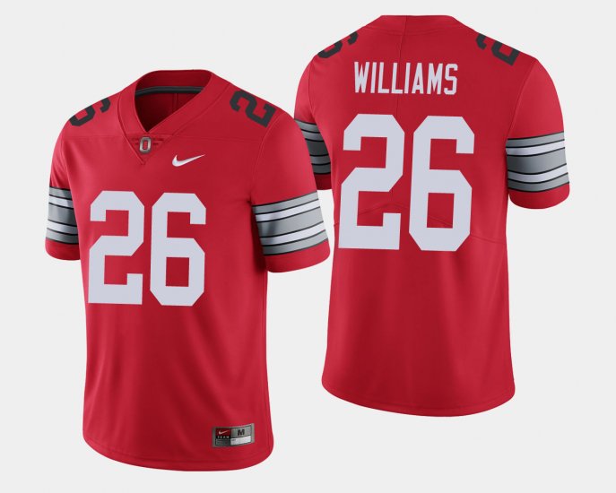#26 Antonio Williams 2018 Spring Game Limited Ohio State Buckeyes Men Scarlet Jersey 966146-961