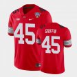 #45 Archie Griffin 2021 Sugar Bowl OSU Player Men's Scarlet Jersey 418468-741
