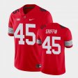 #45 Archie Griffin Alumni Football Game Ohio State Player Mens Scarlet Jersey 255893-600