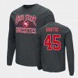 #45 Archie Griffin Double Arch OSU Buckeyes Long Sleeve Men Black T-Shirt 674565-152