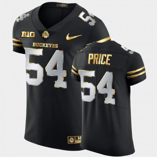 #54 Billy Price Golden Edition OSU Buckeyes 2020-21 Authentic Men\'s Black Jersey 340819-190
