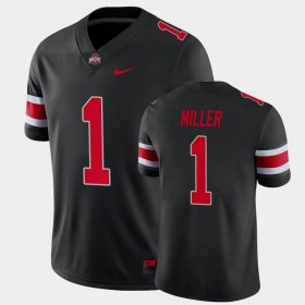 #1 Braxton Miller College Football Ohio State Buckeyes Alternate Game Men's Black Jersey 887776-408