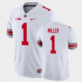 #1 Braxton Miller College Football Ohio State Buckeyes Playoff Game Mens White Jersey 982979-324 #1 Braxton Miller College Football Ohio State Buckeyes Playoff Game Mens White Jersey 982979-324