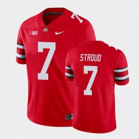 #7 C.J. Stroud Game Ohio State Buckeyes Football Mens Scarlet Jersey 754917-910