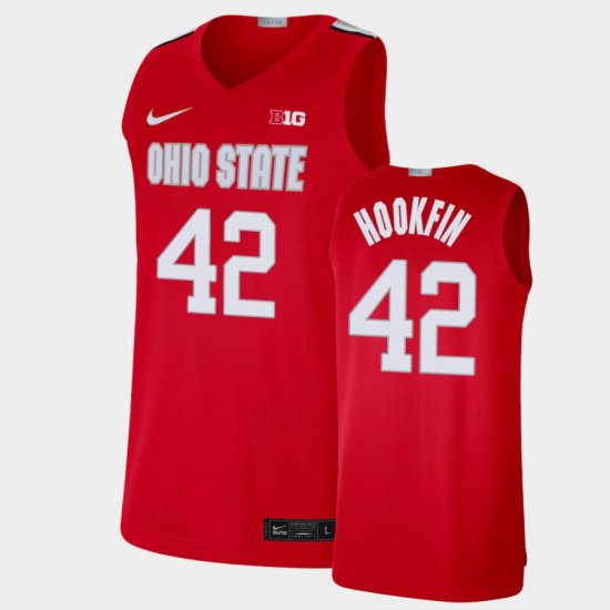 #42 Harrison Hookfin Alumni Limited OSU Basketball Men Scarlet Jersey 532760-646
