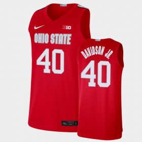 #40 Jansen Davidson Jr. Alumni Limited Ohio State Basketball Mens Scarlet Jersey 130276-234