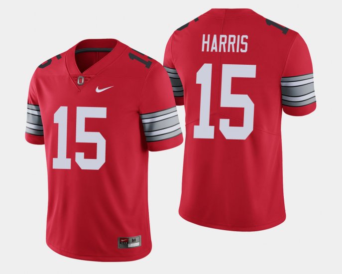 #15 Jaylen Harris 2018 Spring Game Limited Ohio State Men Scarlet Jersey 684870-671