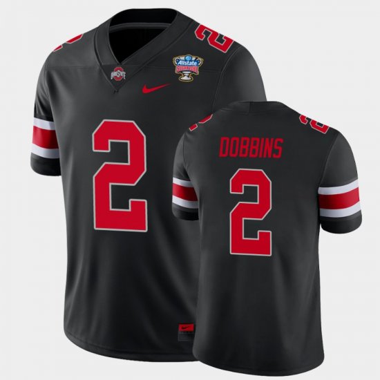 #2 J.K. Dobbins 2021 Sugar Bowl Ohio State Buckeyes College Football Men Black Jersey 255965-610