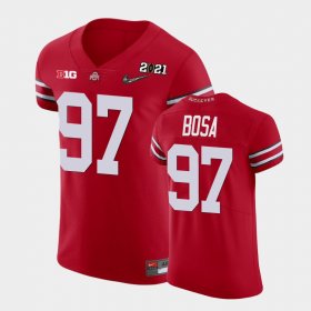#97 Joey Bosa 2021 National Championship OSU Buckeyes Playoff Mens Scarlet Jersey 599197-382