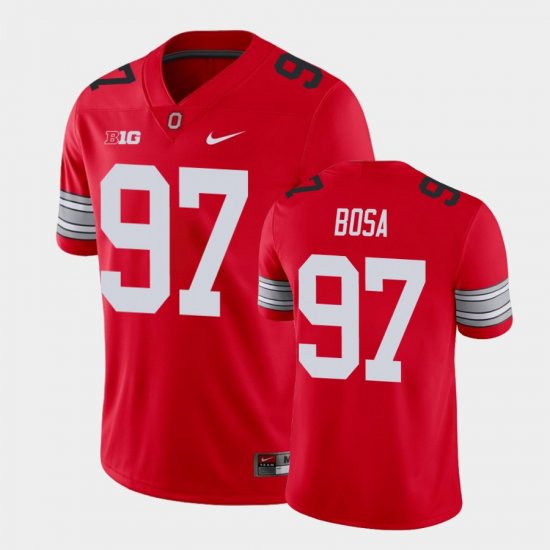 #97 Joey Bosa Alumni Football Game Ohio State Player Mens Scarlet Jersey 769596-286