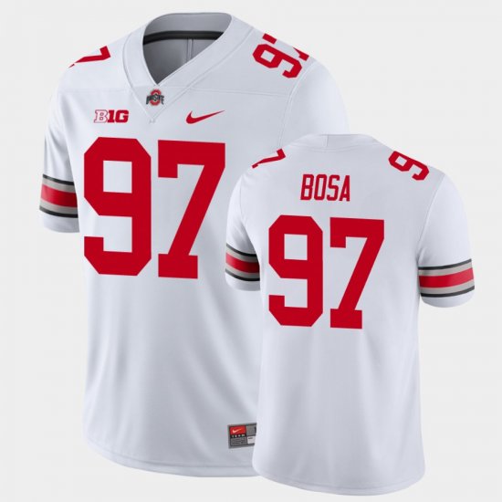 #97 Joey Bosa College Football OSU Playoff Game Men\'s White Jersey 265361-171