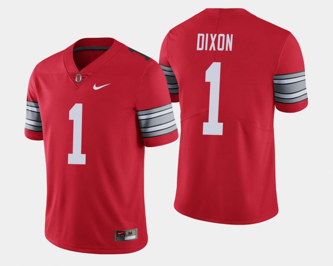 #1 Johnnie Dixon 2018 Spring Game Limited Ohio State Buckeyes Men Scarlet Jersey 323977-454