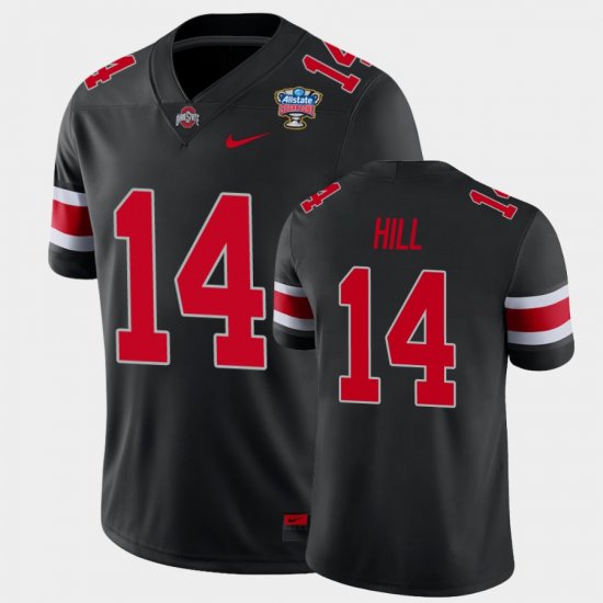 #14 K.J. Hill 2021 Sugar Bowl Ohio State Buckeyes College Football Mens Black Jersey 968894-471