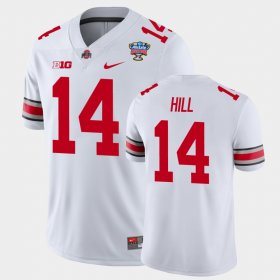 #14 K.J. Hill 2021 Sugar Bowl Ohio State College Football Men's White Jersey 263541-619 #14 K.J. Hill 2021 Sugar Bowl Ohio State College Football Men's White Jersey 263541-619
