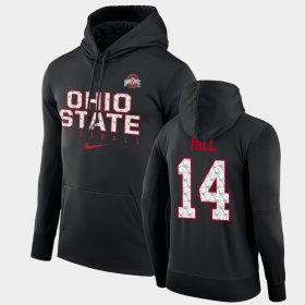 #14 K.J. Hill Football Practice Ohio State Performance Pullover Men Black Hoodie 963236-541