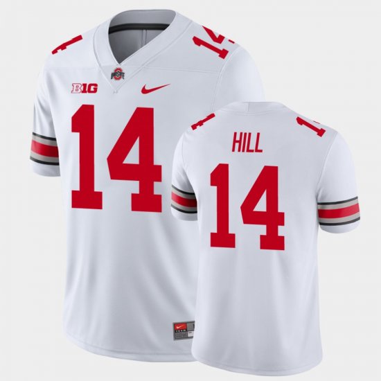 #14 K.J. Hill College Football OSU Playoff Game Men\'s White Jersey 588540-846