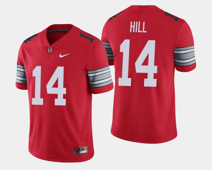#14 K.J. Hill 2018 Spring Game Limited OSU Buckeyes Mens Scarlet Jersey 891905-716