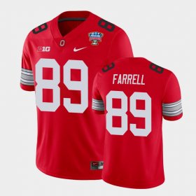 #89 Luke Farrell 2021 Sugar Bowl OSU Player Men's Scarlet Jersey 924288-745