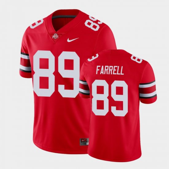 #89 Luke Farrell College Football OSU Game Men Scarlet Jersey 158240-682