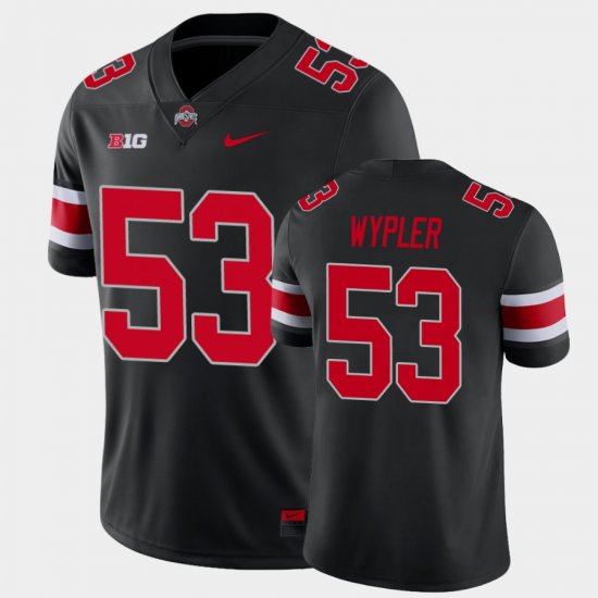 #53 Luke Wypler College Football OSU Alternate Game Men Black Jersey 982534-146