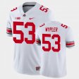 #53 Luke Wypler Game Ohio State Buckeyes Football Mens White Jersey 276011-939