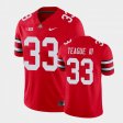 #33 Master Teague III Game Ohio State Football Men's Scarlet Jersey 636854-825
