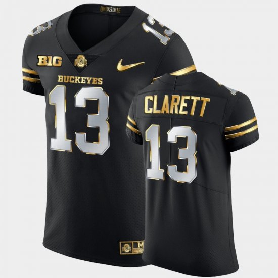 #13 Maurice Clarett Golden Edition OSU 2020-21 Authentic Mens Black Jersey 210377-204