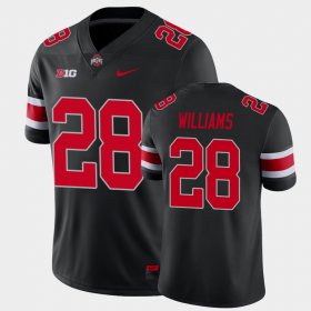 #28 Miyan Williams College Football Ohio State Buckeyes Alternate Game Men Black Jersey 585104-337