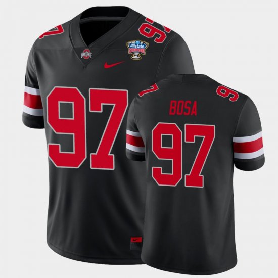 #97 Nick Bosa 2021 Sugar Bowl OSU Buckeyes College Football Men\'s Black Jersey 711852-963