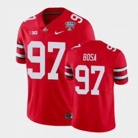 #97 Nick Bosa 2021 Sugar Bowl Ohio State College Football Men Scarlet Jersey 941268-228 #97 Nick Bosa 2021 Sugar Bowl Ohio State College Football Men Scarlet Jersey 941268-228
